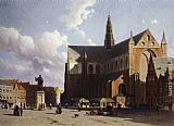 View of Grote by Jan Hendrik Weissenbruch